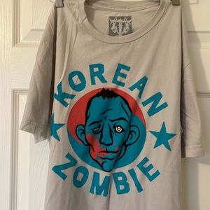 Korean Zombie Shirt Tri-Coasta Gym MMA Men's Medium